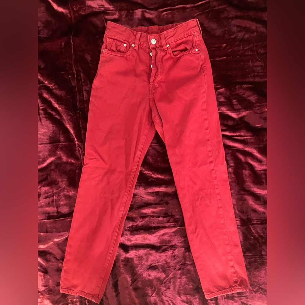 Vintage red jeans - Picture 4 of 5